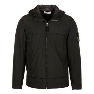 Stone Island Panelled Hoody Jacket Black 751541427-V0029