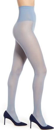 Swedish Stockings Svea Premium Opaque Tights in Dusty Blue at Nordstrom, Size X-Large