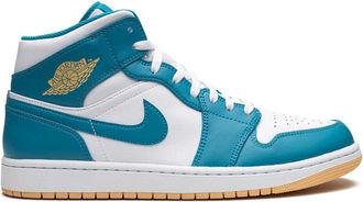 Nike Jordan Air Jordan 1 Mid Aquatone sneakers - unisex - Leather - 9.5 - Blue