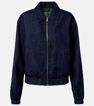 7 For All Mankind Denim bomber jacket