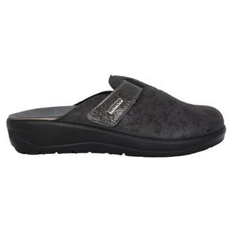 Rohde Comfortabele Grijze Damesklomp Pantoffels - Dames - Pantoffels - Grijs - 42 EU - Schoenen