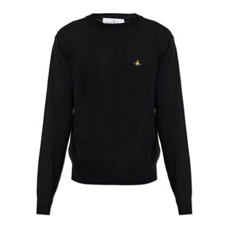 Vivienne Westwood Truien & Vesten, Heren, Zwart, L, Wol, Wool Sweater Alex