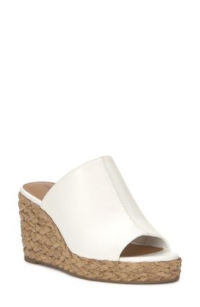 Lucky Brand Cabriah Wedge Slide Sandal in White at Nordstrom, Size 7.5