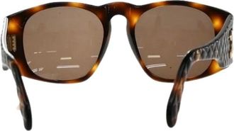 Chanel Pre-owned Accessories, female, Brown, Size: ONE SIZE Pre-owned Logo cc sunglasses