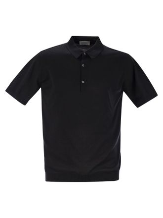 John Smedley Adrian Cotton Short Sleeved Polo Shirt