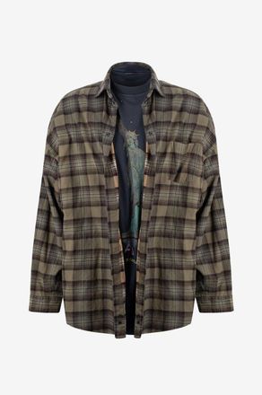 Balenciaga Hemd-T-Shirt Layered Paris Liberty Oversize