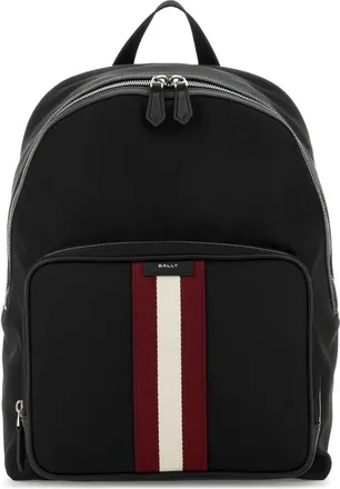 Bally Tassen, Heren, Zwart, ONE Size, Canvas rugzak