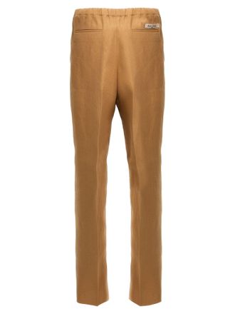 Fendi Paper Canvas Trousers - Camel