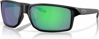 Oakley Unisex - Gibston Xl Sunglasses In Matte Black Prizm Jade