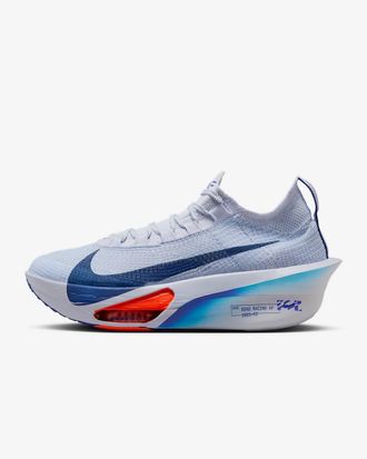 Nike Mens Alphafly Next 3 Road Racing Shoes In Football Grey/ghost/persian Violet/blue Void