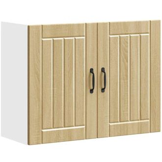 vidaXL Pensile da Cucina Lucca Rovere Sonoma in Legno Multistrato - Vidaxl