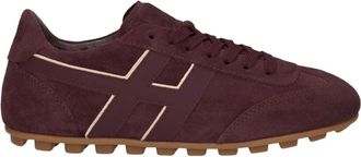 Hogan H693 Allacciato H - Dames - Sneakers - Rood - 38 1/2 EU - Su&egrave;de - Schoenen