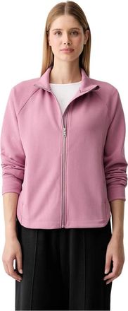 DKNY Full-zip Trainingsjack - Dames - Vesten met rits - Roze - S - Polyester - Hoodies & sweatvesten
