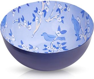 Tiramisu Indigo Orchard Statement Bowl