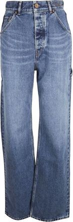 Chlo&eacute; Chlo&egrave; Jeans Denim - Dames - Loose Fit Jeans - Blauw - W27 - Denim - Jeans