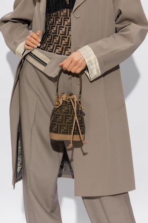 Fendi Mon Tresor Small Bucket Shoulder Bag, Womens, Brown
