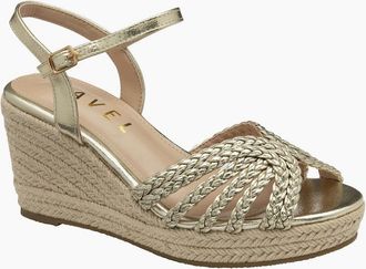 Ravel Womens Grundy Womens Wedge Sandals - Tan - Size: 4