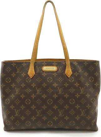 Louis Vuitton Monogram Brown Monogram Shoulder Bag Tote Bag (Pre-Owned)