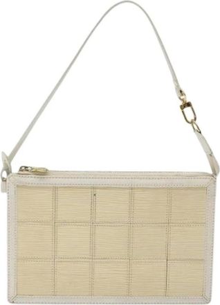 Louis Vuitton Pre-owned Shoulder Bags, female, Beige, Size: ONE SIZE Pre-owned Leather Shoulder Bag