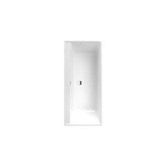 Villeroy & Boch Villeroy&boch - Ba&ntilde;era Recta 180 X 80 Villeroy Et Boch Collaro Blanco Acr&iacute;lico Rebosadero Negro Mate