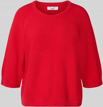 Marc O'Polo Denim Marc OPolo Denim Relaxed Fit Pullover aus reiner Baumwolle in Rot, Gr&ouml;&szlig;e XS