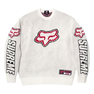 SUPREME x Fox Racing Sweater White FW25SK36-WHITE