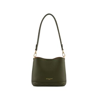 Pourchet Tassen, Dames, Groen, ONE Size, Leer, Manhattan - Nano