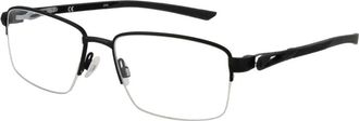 Nike Zwarte Metalen Bril (Monturen)