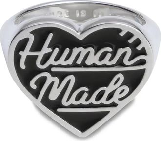 Human Made Anello a cuore in argento