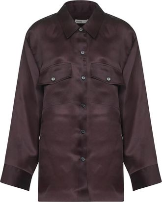 Khaite Mujer, Blusas y Camisas, Marrón, Talla: M