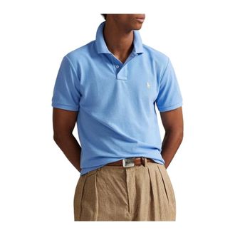Polo Ralph Lauren Punto Short Sleeve Knit - male - Polo Ralph Lauren - Polo Shirts - Blue - L - Tops