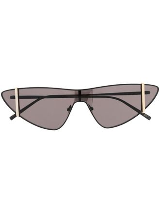 Saint Laurent Eyewear Occhiali da sole oversize - Nero