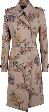 Etro Coat Floral Print Wrbc002099sae1o
