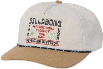 Billabong Adiv Logo Embroidery Rope Baseball Cap in Vintage Khaki at Nordstrom