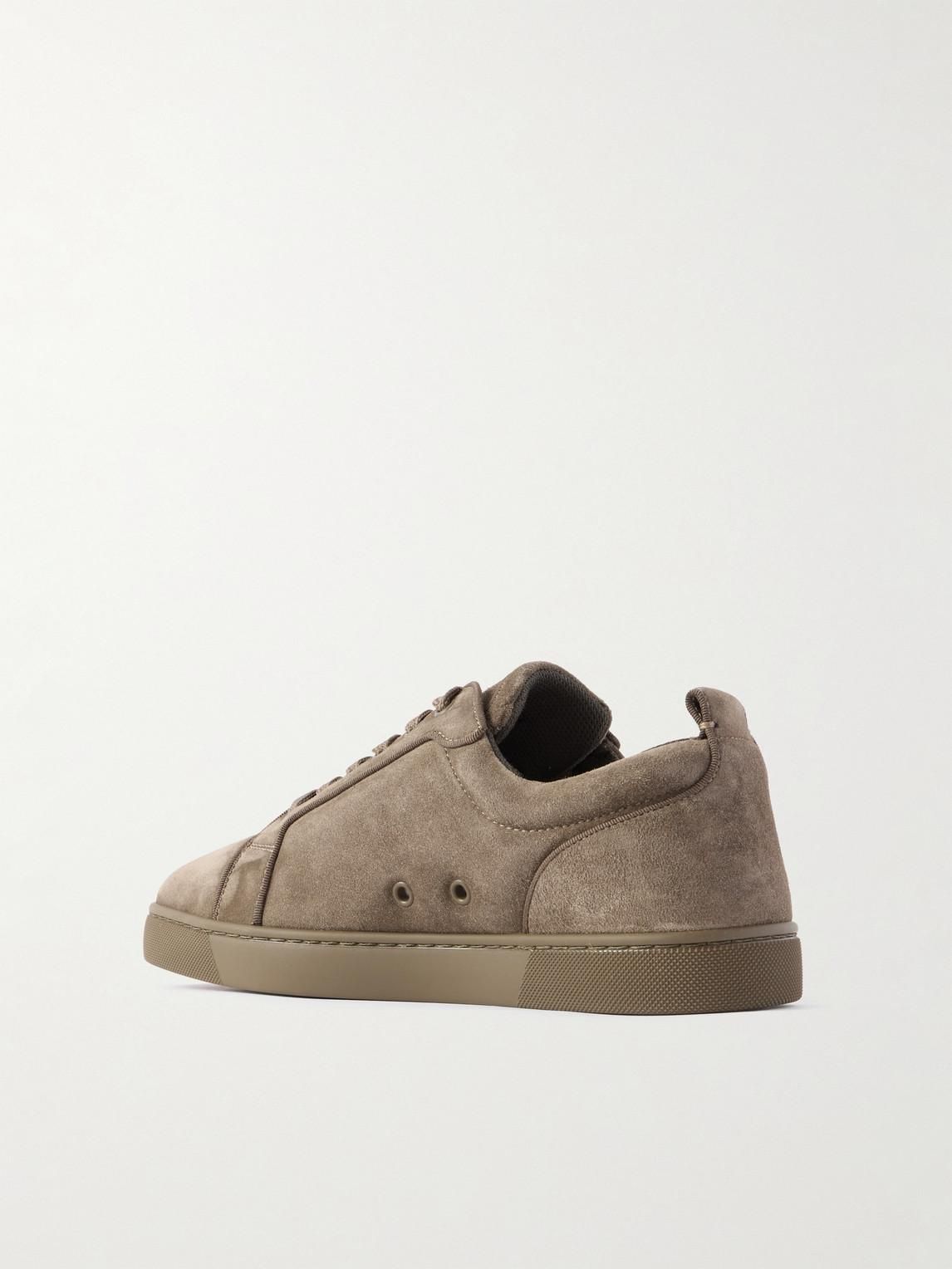 スニーカー FENDI LIGHT GREY LEATHER DOMINO SNEAKERS Fendi Light Grey Leather Domino Sneakers from £367.00 - on