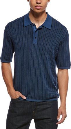 Rag & Bone Harvey Garment Dyed Polo Shirt