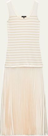 Rag & Bone Millie Stripe Drop-Waist Tank Dress