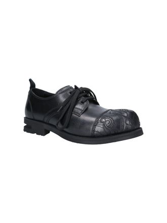 Kiko Kostadinov Mens Flat Shoes Black Bovine Leather