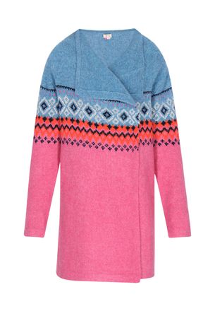 Izia Vest Dames Fuchsia veelkleurig