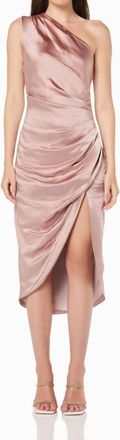 Elliatt Cassini Midi Dress In Dusty Pink