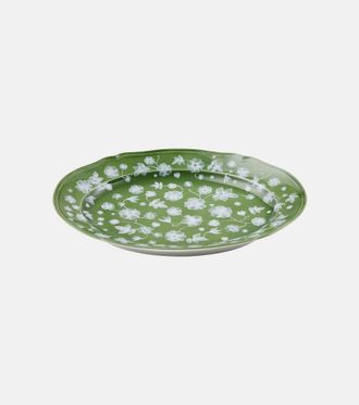 Cabana x Ginori 1735 floral porcelain platter