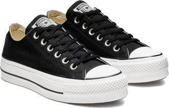 Converse Chuck Taylor All Star Lift WomanBlack Canvas Platform Shoes ZOGG2856