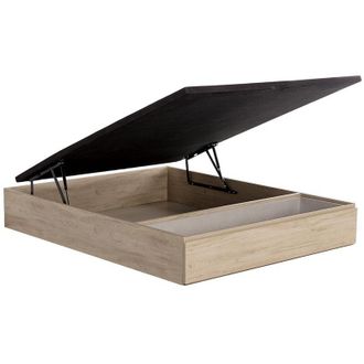 Vente-Unique Rete a doghe contenitore con cassetto 160 x 200 cm Naturale chiaro - HESTIA di YSM&Eacute;E