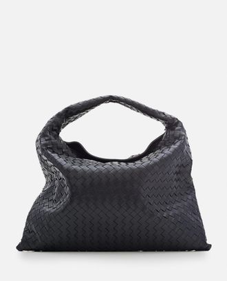 Bottega Veneta Black Large Hop Shoulder Bag