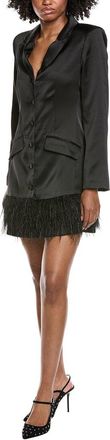 CeCe by Cynthia Steffe Satin Blazer Dress