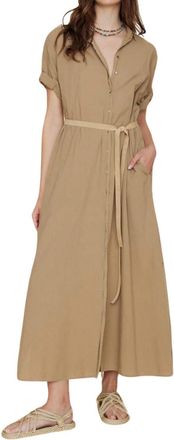 Xirena Linnet Midi Dress In Beige Coast