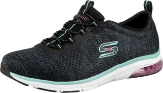 Skechers Womens Skech-air Edge Slip On Trainers, Black Black Mesh Hot Melt Aqua Trim Bkaq, 5 UK