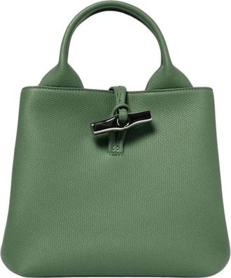 Longchamp Dames, Tassen, Groen, Maat: ONE Size Leer