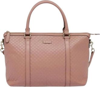 Gucci Pre-owned Handbags, female, Pink, Size: ONE SIZE Pre-owned Vintage Handbag
