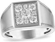 Esquire Sterling Silver Diamond Ring in White at Nordstrom Rack, Size 10